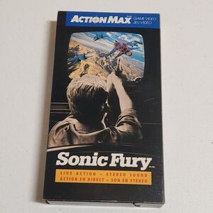 Sonic Fury Action Max VHS Video Game